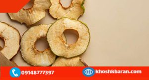 صادرات سیب خشک